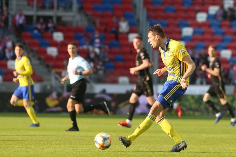 Football. Lotto Ekstraklasa. Gornik Zabrze - Arka Gdynia. 22.04.2019