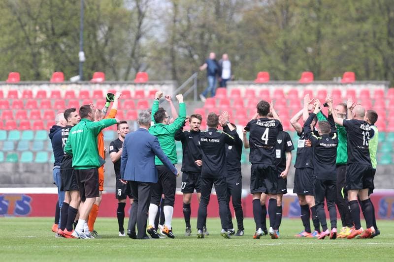 Football. I Liga. Zaglebie Sosnowiec - Rozwoj Katowice. 01.05.2016