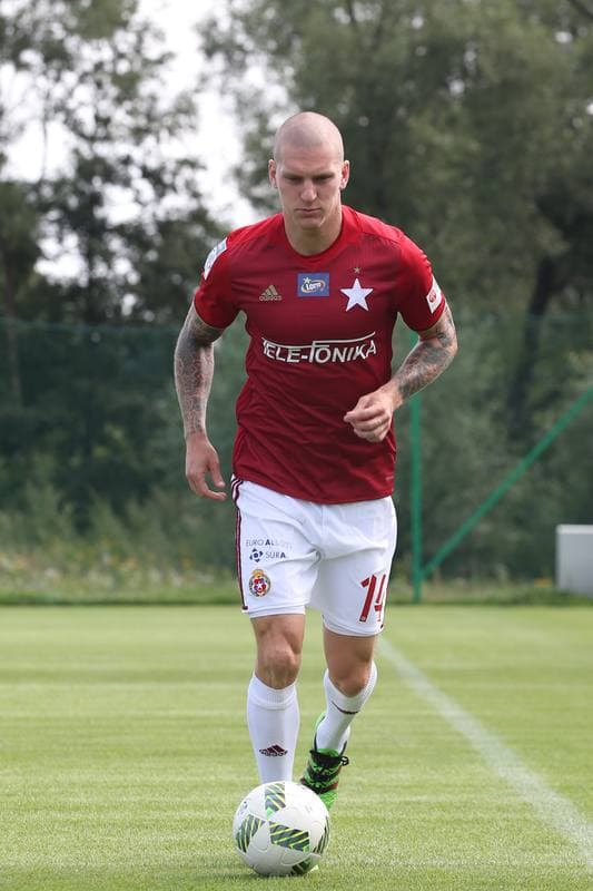 Football. Wisla Krakow. Photo Session. 03.08.2016