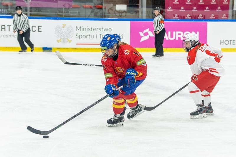 Ice Hockey. Women's U18 World Championship Division 1B. Poland - Spain. 13.01.2023