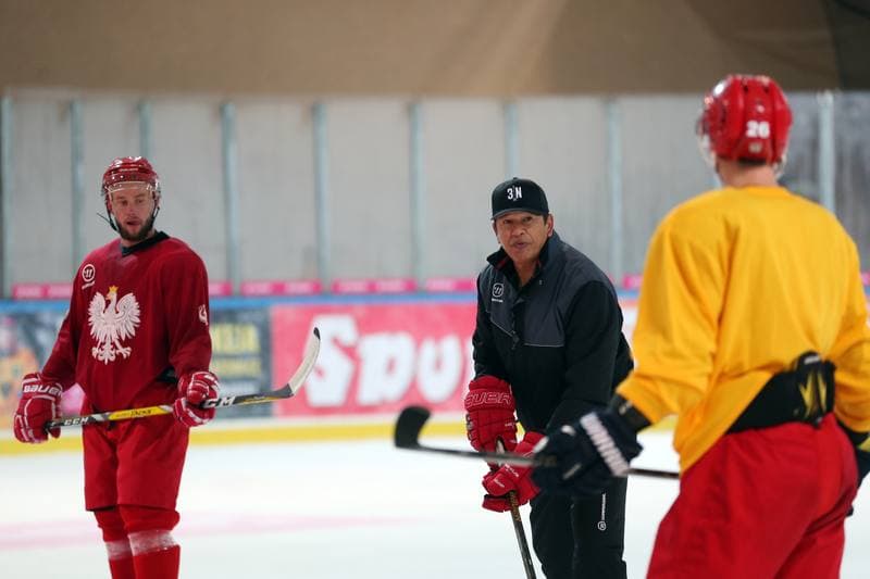 Ice Hockey. Poland national team. Training. 27.09.2017