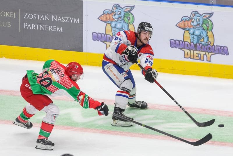 Ice Hockey. Tauron Hokej Liga. Zaglebie Sosnowiec - Marma Ciarko STS Sanok. 17.09.2023