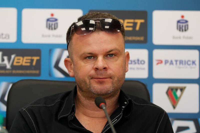 Football. Zaglebie Sosnowiec. Press Conference. 16.10.2018