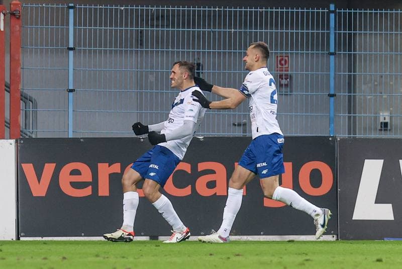 Football. PKO BP Ekstraklasa. Piast Gliwice - Stal Mielec. 21.02.2025