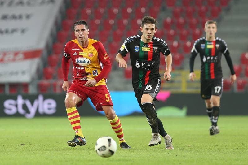 Football. Fortuna I Liga. GKS Tychy - Chojniczanka Chojnice. 02.11.2018