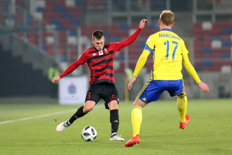 Football. Lotto Ekstraklasa. Gornik Zabrze - Arka Gdynia. 15.12.2018
