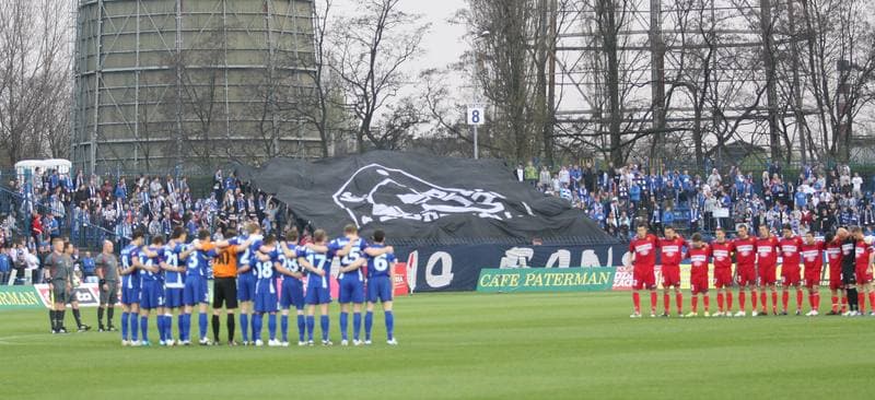 Football. Ekstraklasa. Ruch Chorzow - Odra Wodzislaw. 20.04.2010