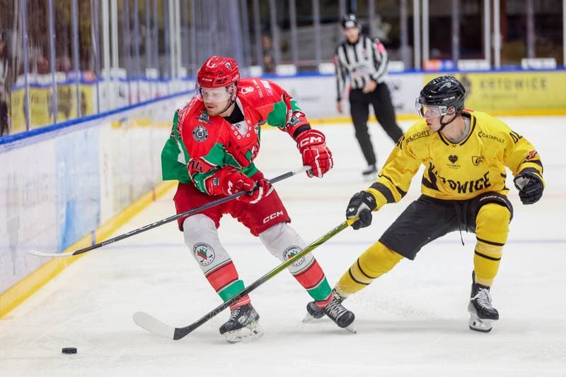 Ice Hockey. Tauron Hokej Liga. GKS Katowice - Zaglebie Sosnowiec. 01.10.2023