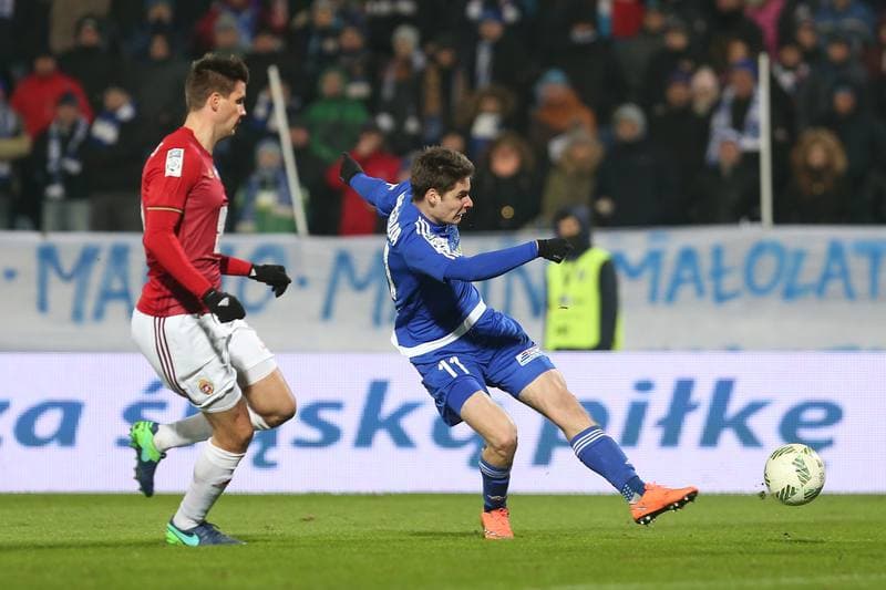 Football. Lotto Ekstraklasa. Ruch Chorzow - Wisla Krakow. 16.12.2016