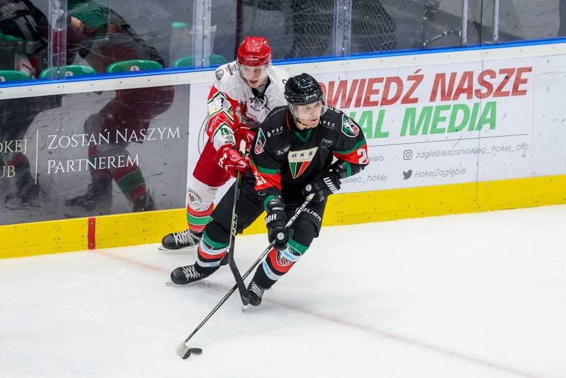 Ice Hockey. Tauron Hokej Liga. Zaglebie Sosnowiec - GKS Tychy. 06.10.2023