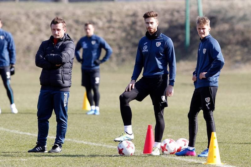 Football. Piast Gliwice. Training. 08.03.2017