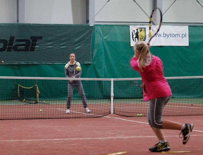 Tennis. II Liga. Training. 28.11.2014