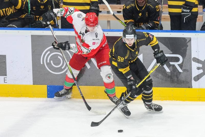 Ice Hockey. Tauron Hokej Liga. Zaglebie Sosnowiec - GKS Katowice. 03.11.2023