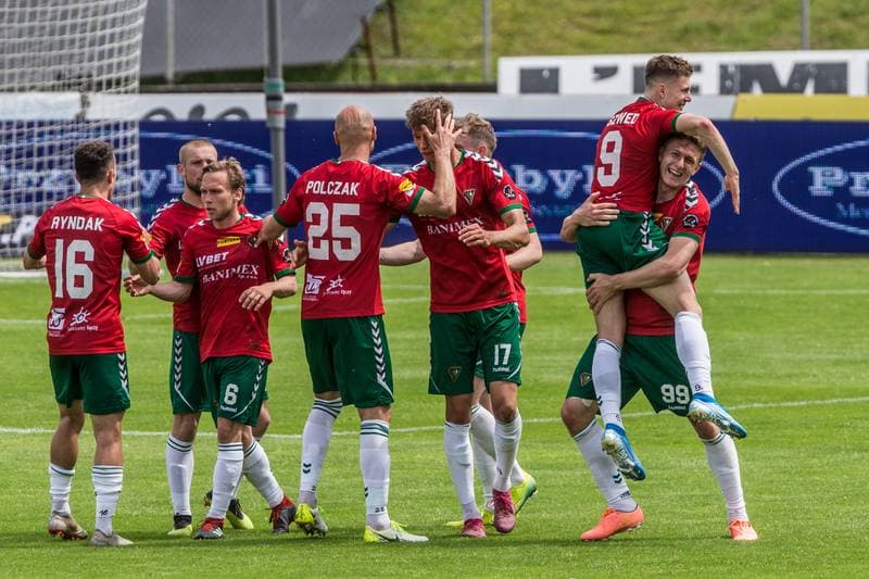 Football. Fortuna I Liga. Zaglebie Sosnowiec - Stomil Olsztyn. 07.06.2020