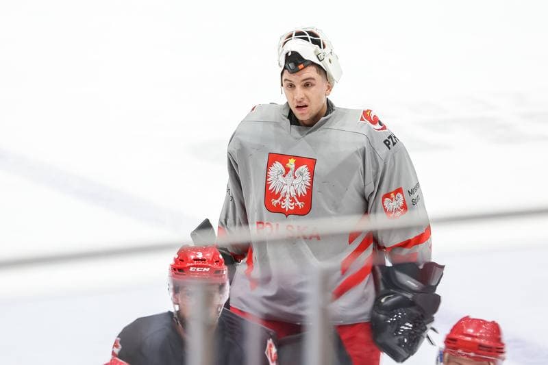 Ice Hockey. Poland national team. Training. 07.11.2023