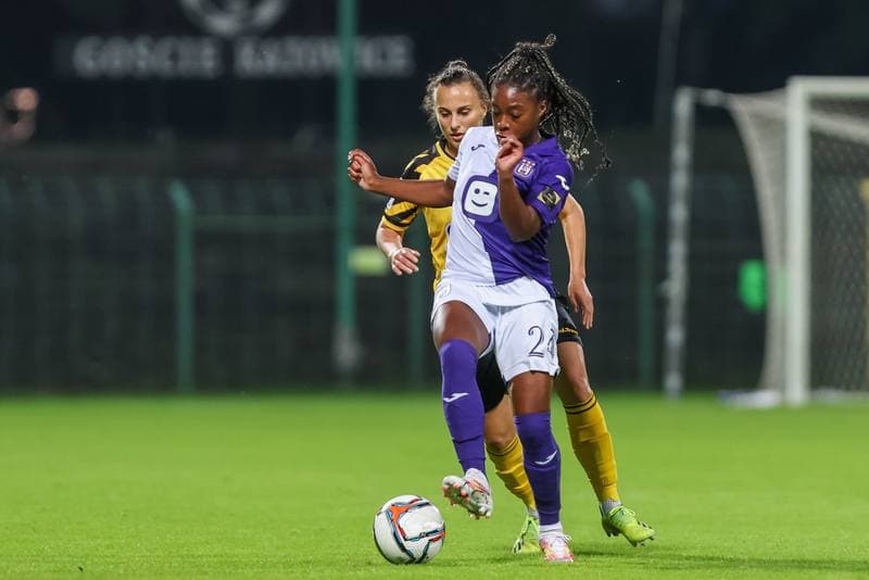 Football. UEFA Women's Champions League. GKS Katowice - RSC Anderlecht. 06.09.2023