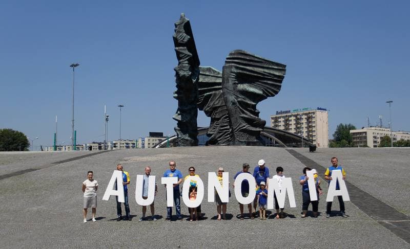 Slaskie. Ruch Autonomii Slaska. Press Conference. 07.07.2015