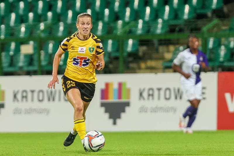 Football. UEFA Women's Champions League. GKS Katowice - RSC Anderlecht. 06.09.2023