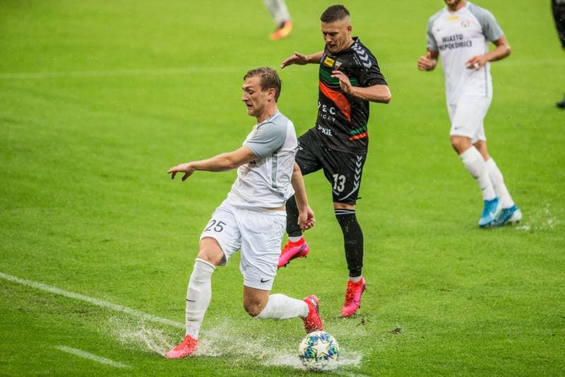 Football. Fortuna I Liga. GKS Tychy - Puszcza Niepolomice. 11.07.2020