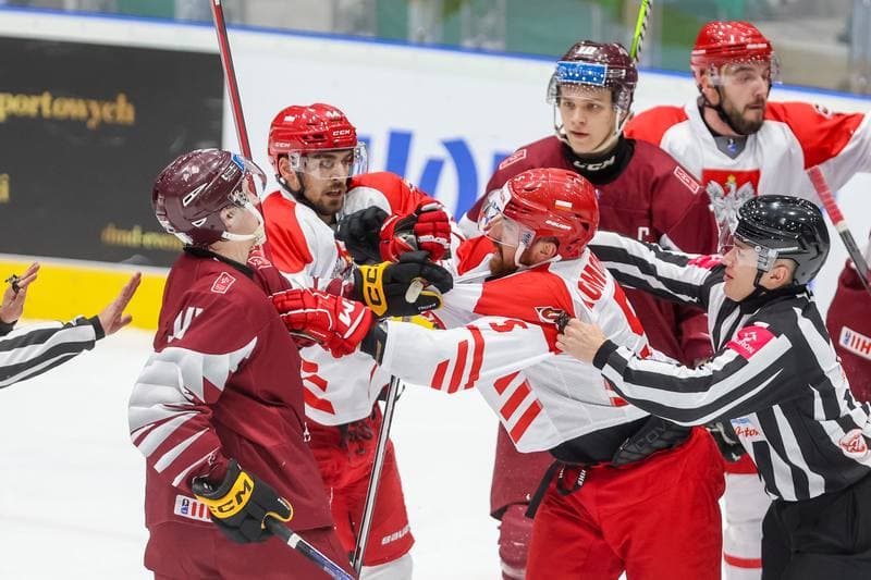 Ice Hockey. EIHC. Poland - Latvia. 10.11.2023