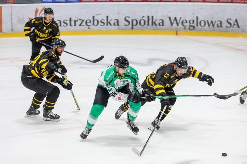 Ice Hockey. Tauron Hokej Liga. JKH GKS Jastrzebie - GKS Katowice. 19.09.2023