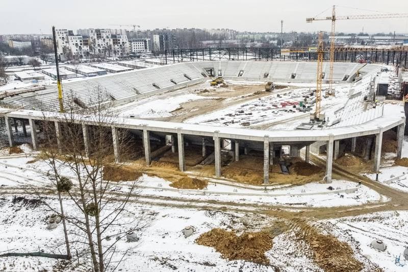 Football. Zaglebie Sosnowiec. Press Conference. 02.02.2021