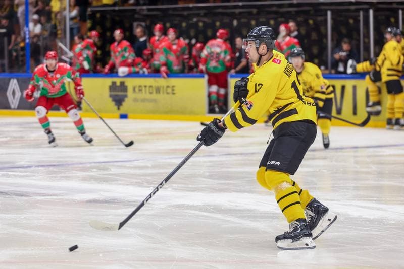 Ice Hockey. Tauron Hokej Liga. GKS Katowice - Zaglebie Sosnowiec. 01.10.2023
