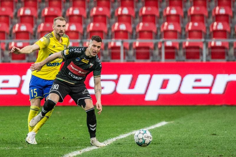 Football. Fortuna I Liga. GKS Tychy - Arka Gdynia. 01.04.2021