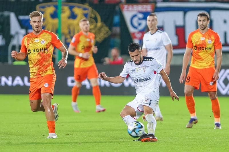 Football. PKO BP Ekstraklasa. Gornik Zabrze - Zaglebie Lubin. 02.10.2023