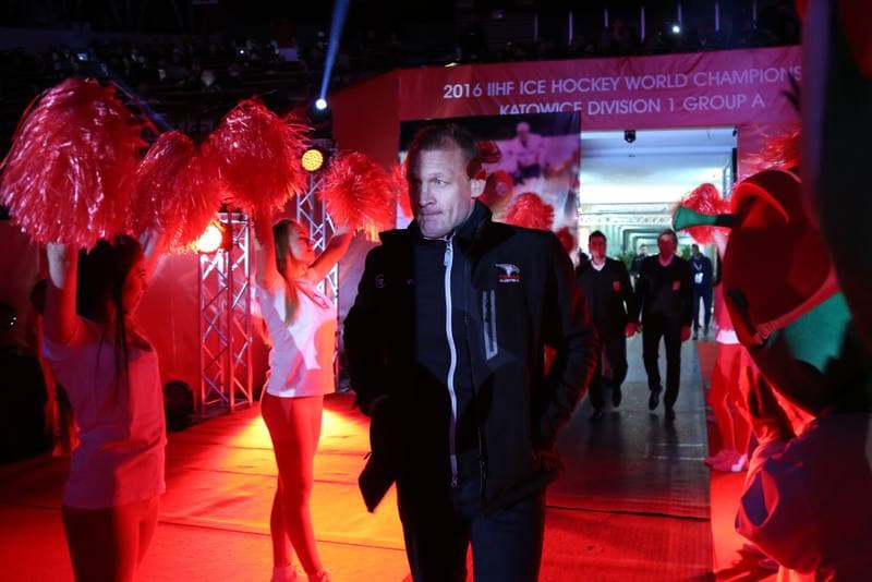 Ice Hockey. World Championship Division 1A. Poland - Austria. 27.04.2016