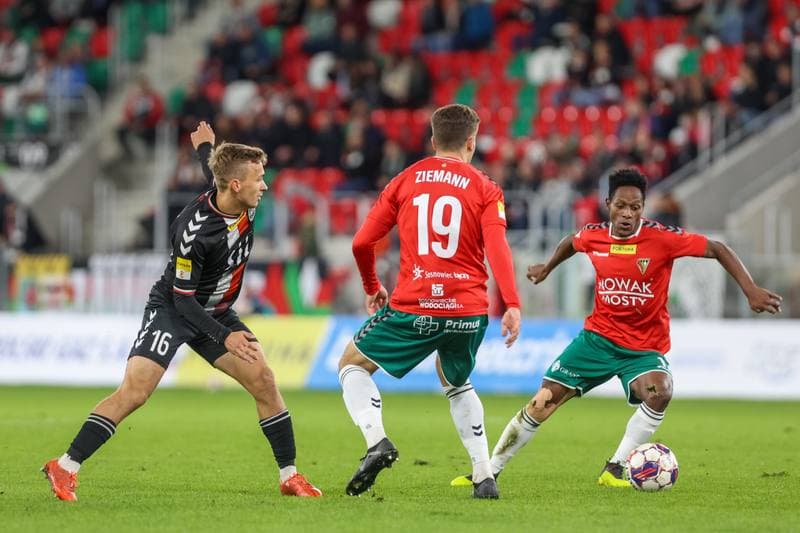 Football. Fortuna I Liga. Zaglebie Sosnowiec - Polonia Warszawa. 08.10.2023