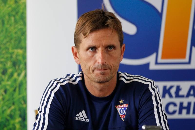 Football. Gornik Zabrze. Press Conference. 04.08.2016