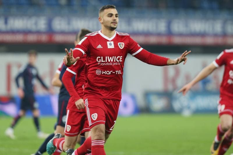 Football. Lotto Ekstraklasa. Piast Gliwice - Pogon Szczecin. 03.12.2018