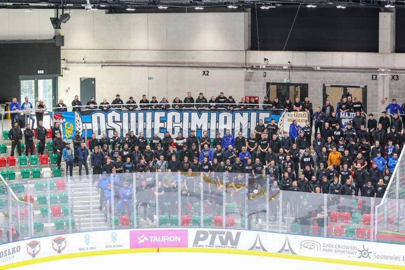 Ice Hockey. Tauron Hokej Liga. Zaglebie Sosnowiec - Re-Plast Unia Oswiecim. 08.10.2023