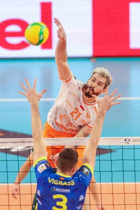 Volleyball. CEV Champions League. Jastrzebski Wegiel - Guaguas Las Palmas. 22.11.2023