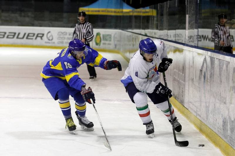 Ice Hockey. U20 World Championship Division 1B. Ukraine - Italy. 12.12.2018