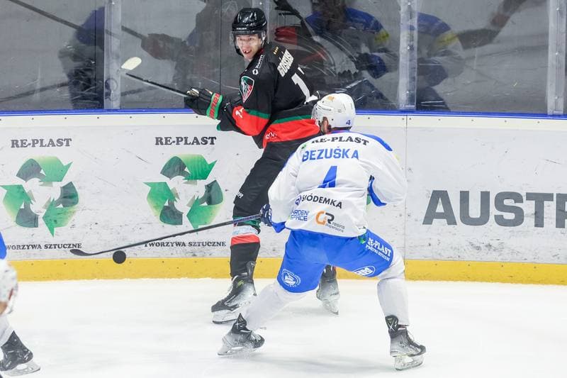 Ice Hockey. Tauron Hokej Liga. Re-Plast Unia Oswiecim - GKS Tychy. 20.10.2023