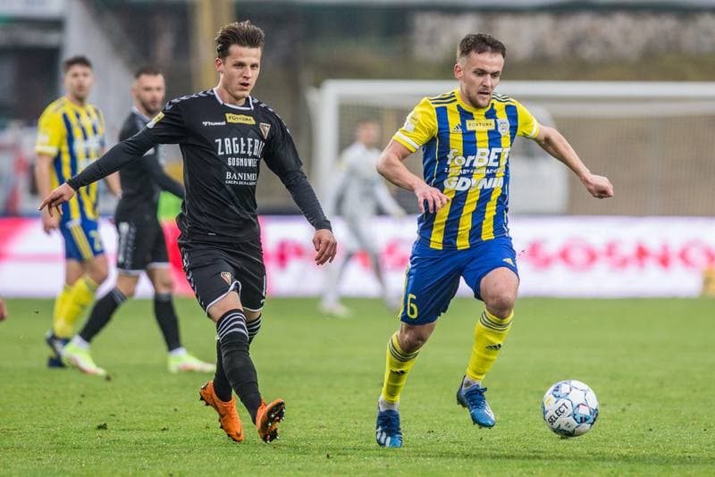 Football. Fortuna I Liga. Zaglebie Sosnowiec - Arka Gdynia. 20.11.2021