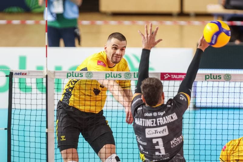Volleyball. PlusLiga. GKS Katowice - Trefl Gdansk. 22.10.2023