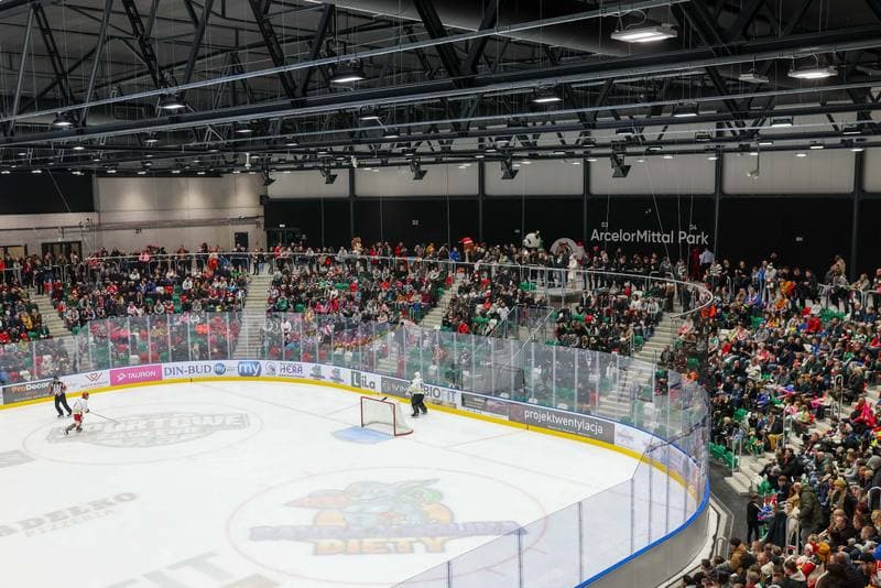 Ice Hockey. Tauron Hokej Liga. Zaglebie Sosnowiec - PZU Podhale Nowy Targ. 03.12.2023