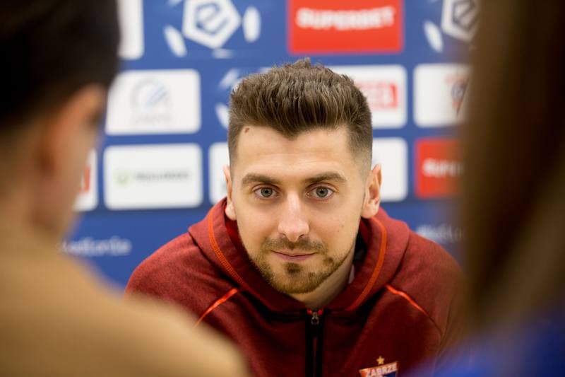 Football. Gornik Zabrze. Press Conference. 03.02.2022