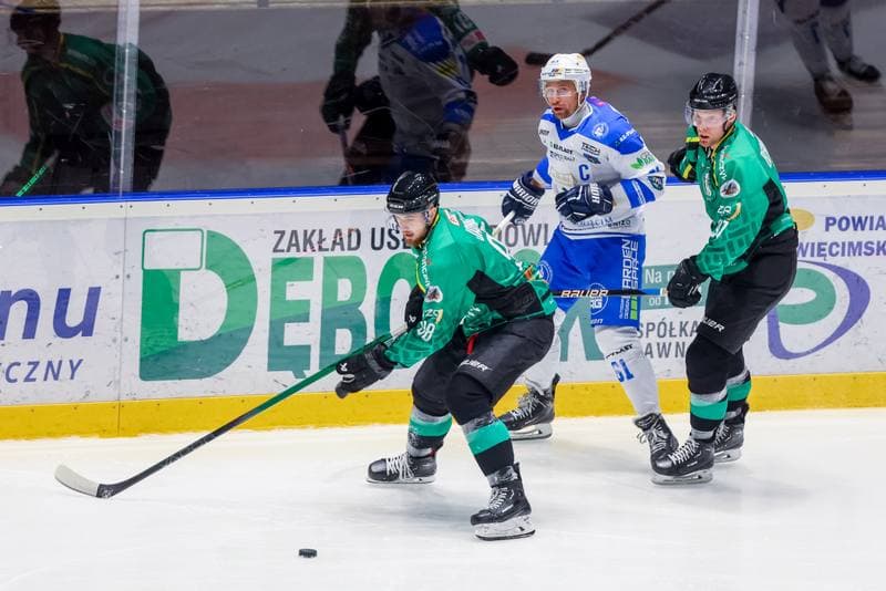Ice Hockey. Tauron Hokej Liga. Re-Plast Unia Oswiecim - JKH GKS Jastrzebie. 29.10.2023