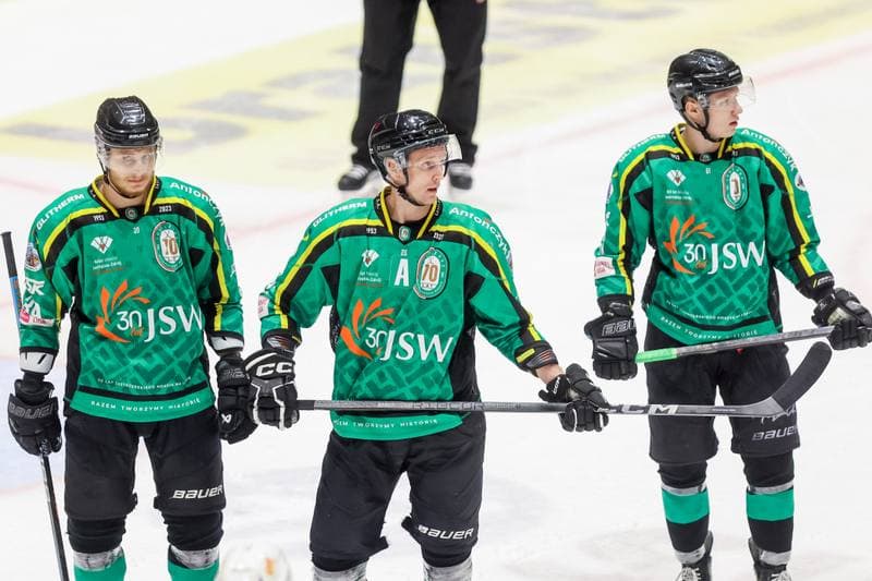 Ice Hockey. Tauron Hokej Liga. Re-Plast Unia Oswiecim - JKH GKS Jastrzebie. 29.10.2023