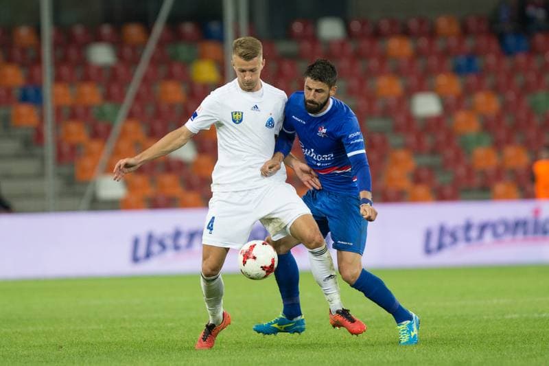 Football. Nice I Liga. Podbeskidzie Bielsko-Biala - Ruch Chorzow. 22.08.2017