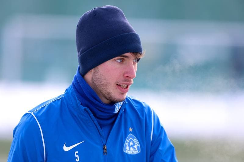 Football. Ruch Chorzow. Training. 08.01.2024