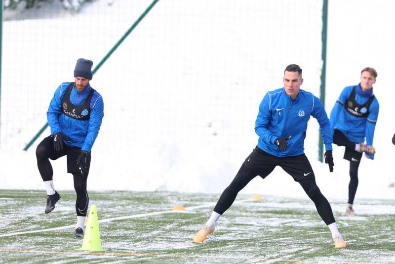 Football. Ruch Chorzow. Training. 08.01.2024