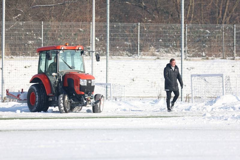 Football. Gornik Zabrze. Training. 10.01.2024