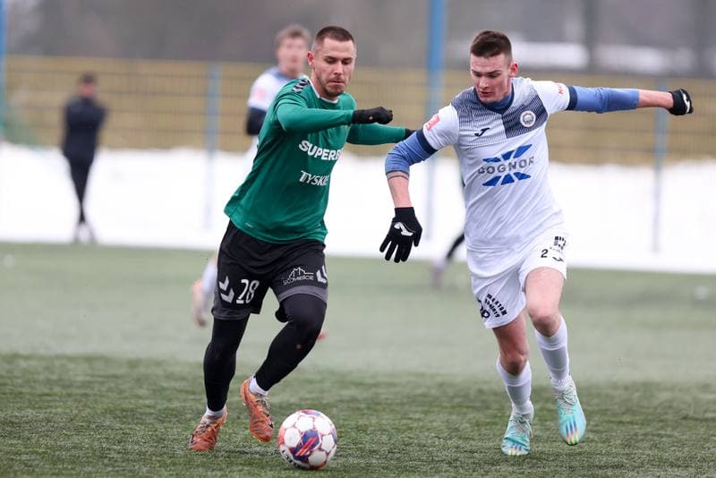 Football. Sparing. GKS Tychy - Hutnik Krakow. 13.01.2024