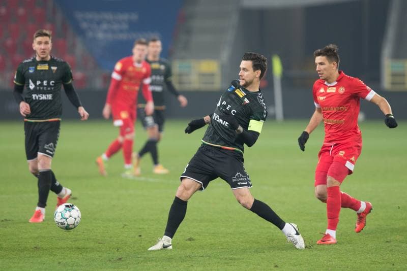 Football. Fortuna I Liga. GKS Tychy - Widzew Lodz. 03.12.2020