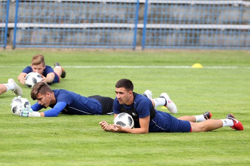 Football. Piast Gliwice. Training. 14.06.2018